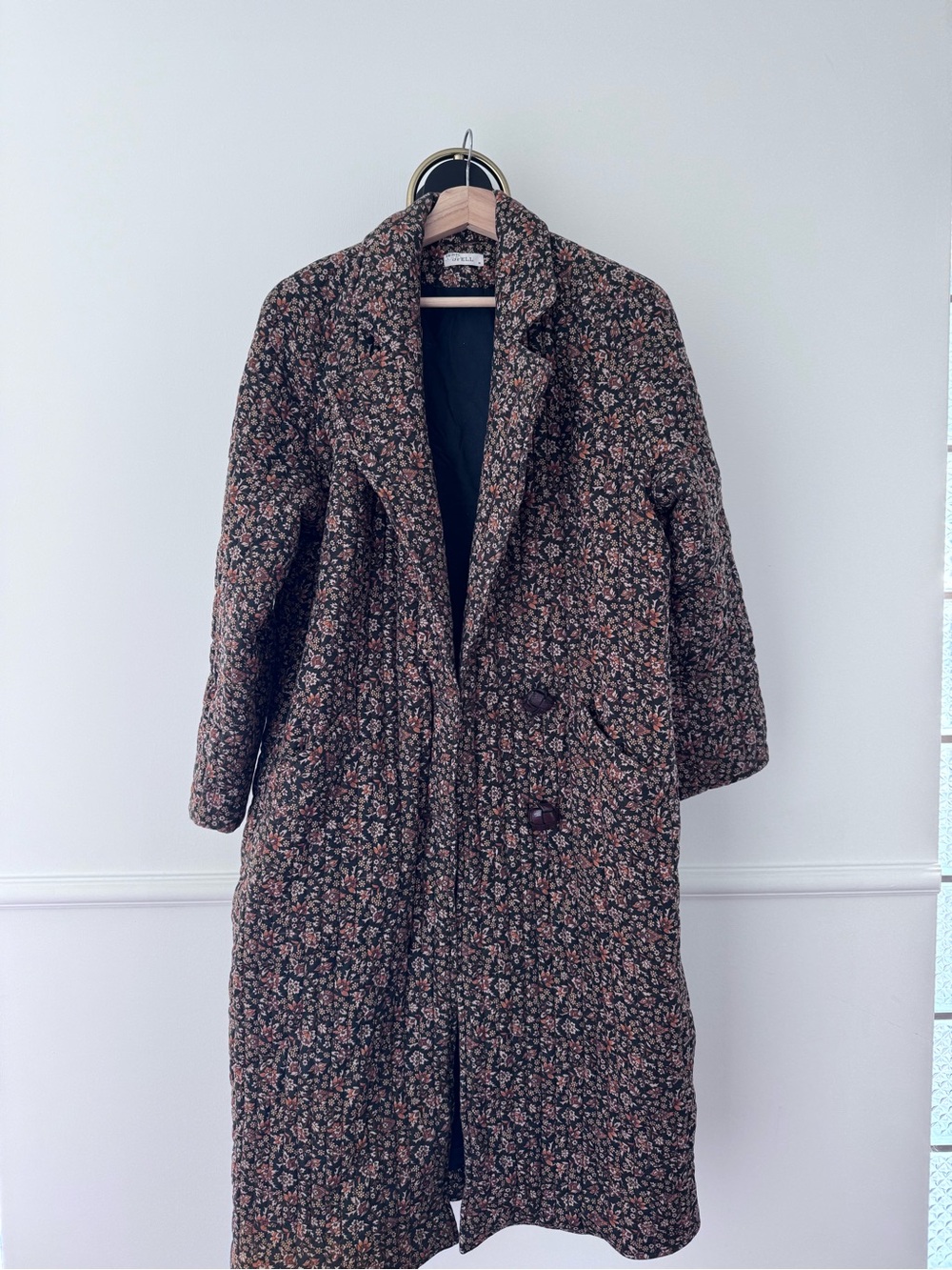 Spell from Anthropologie - Floral Quilted Long Coat - Picture 3 of 6